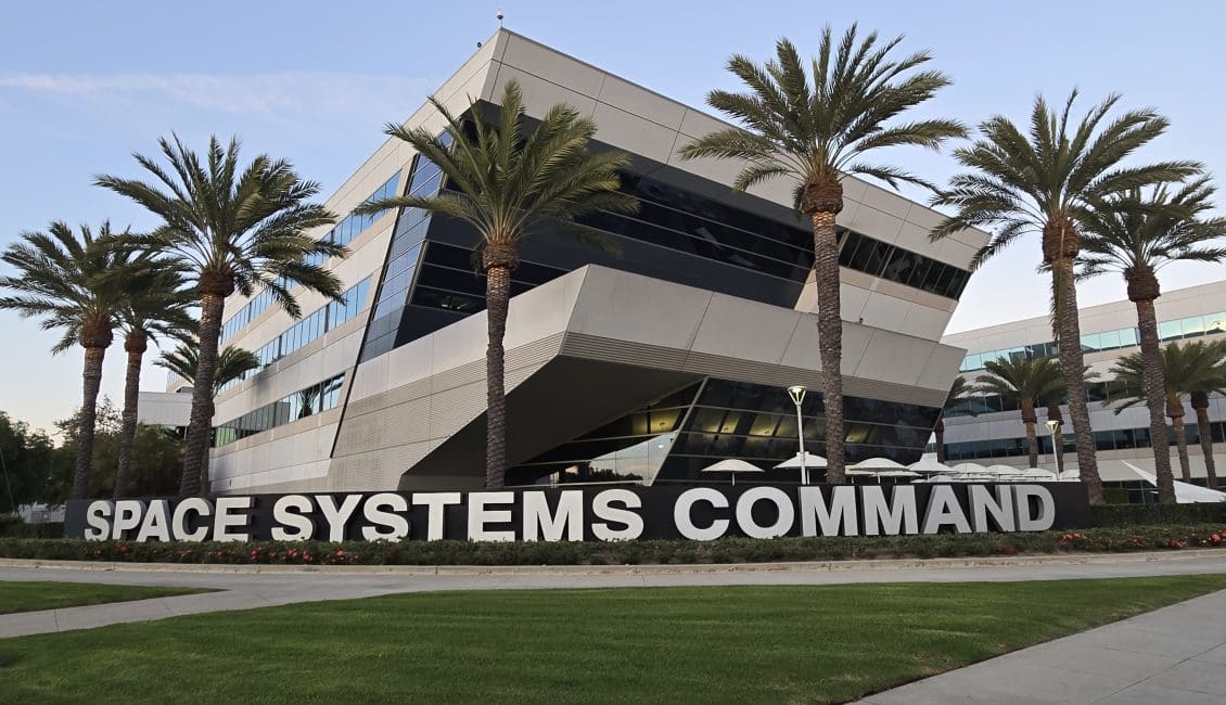 Space Systems Center Sign at LAAFB