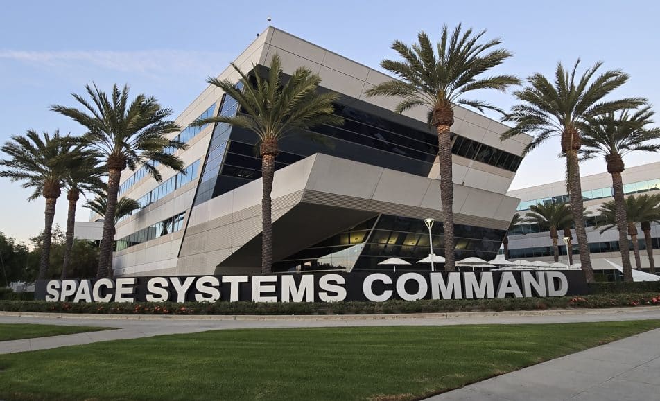 Space Systems Center Sign at LAAFB